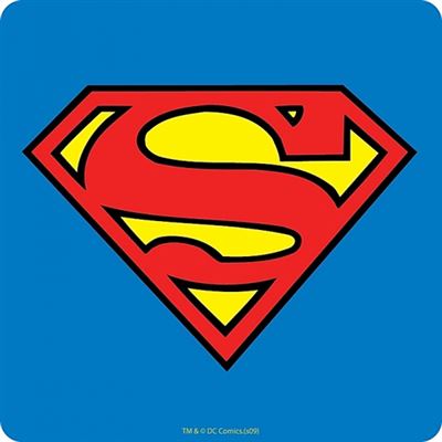 Superman Logo Official D.C. Comics Coaster
