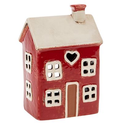 Red Heart House Village Pottery 20cm