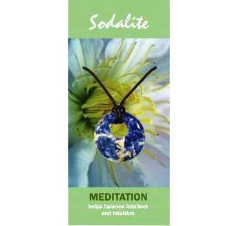 Sodalite Agogo Necklace Natural Jewellery for Meditation