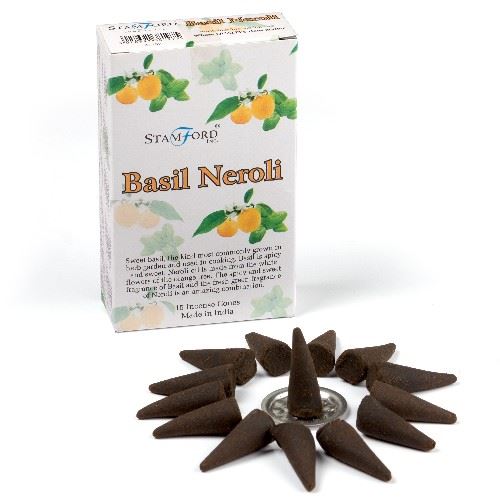 Stamford  Basil Neroli 15 Incense Cones 